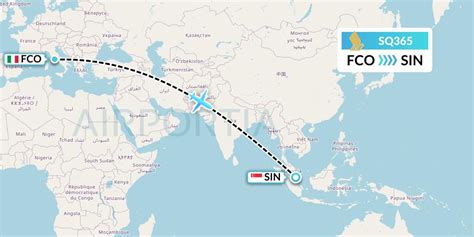 Rome to Singapore .